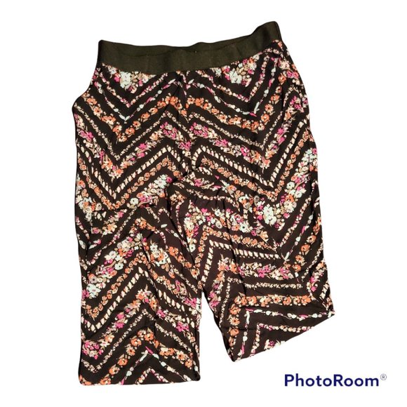 Pants - Floral Black Pants (Woman or Teen)